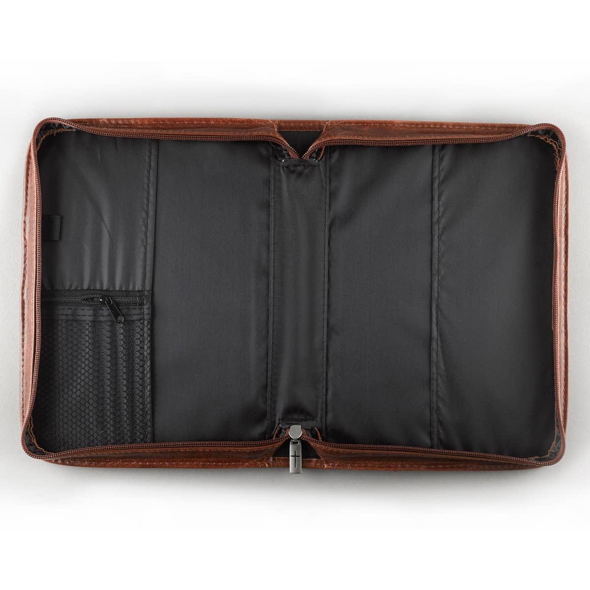 Bible Cover Classic Brown Faith Badge
