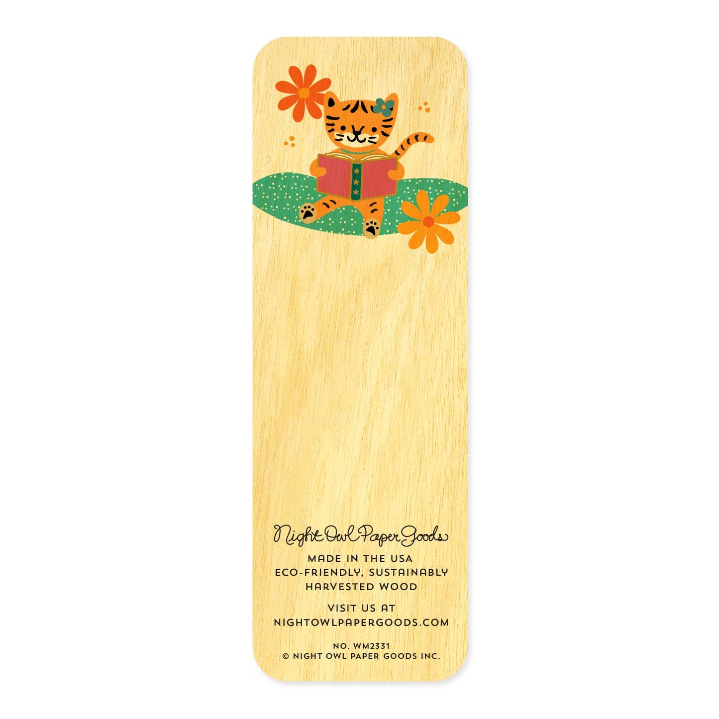 Tiger Tales Bookmark Birthday Card