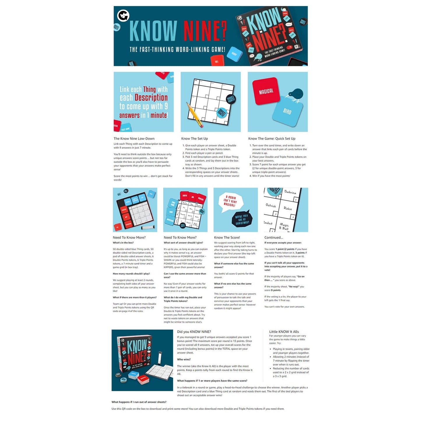 Know Nine? Game - ALMOST SOLD OUT