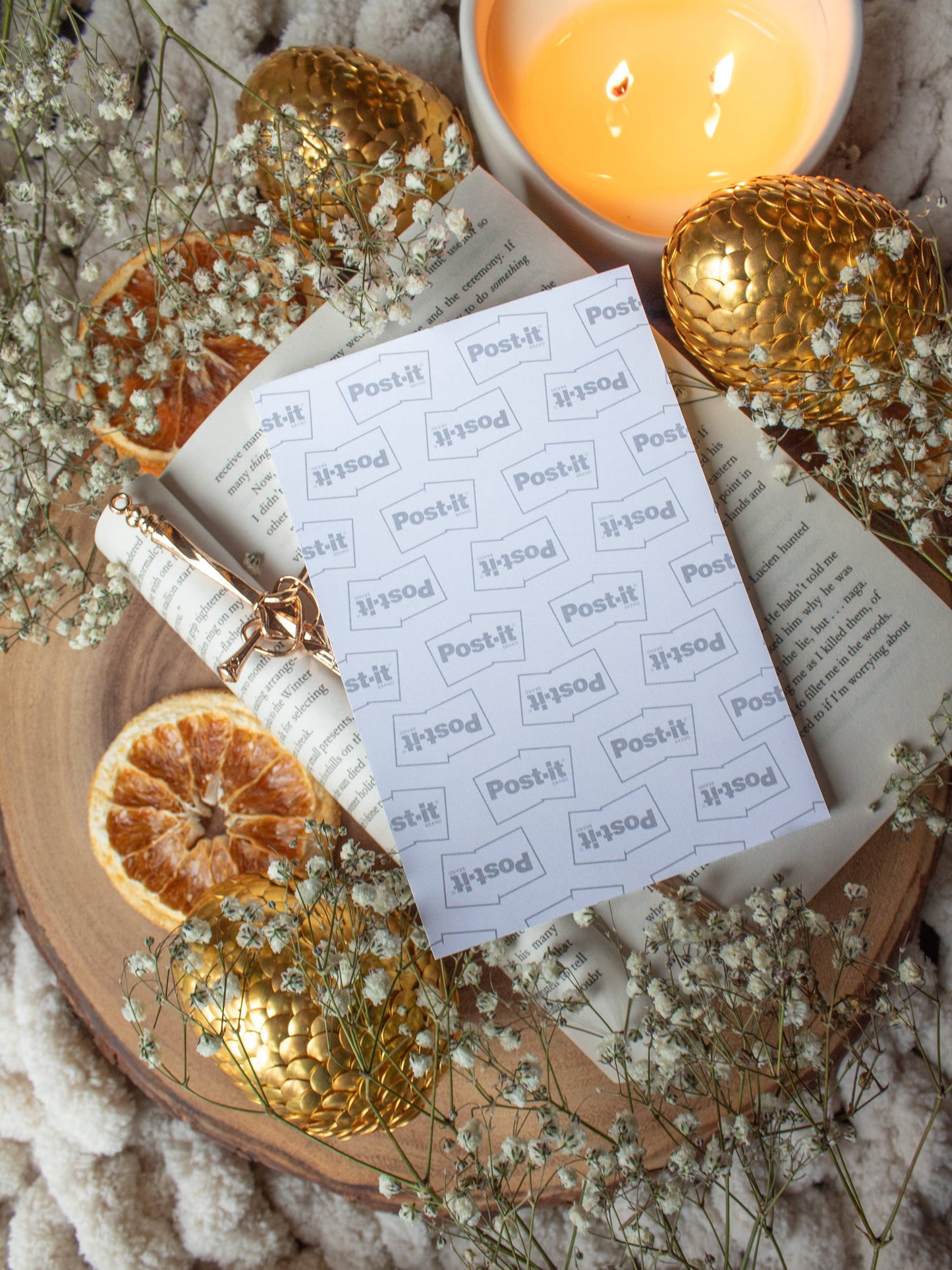 4x6 Book Review Post-it Notepad | Retro