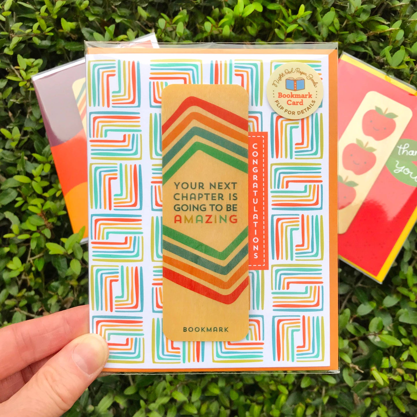 Congrats Chapter Bookmark Congratulations Card