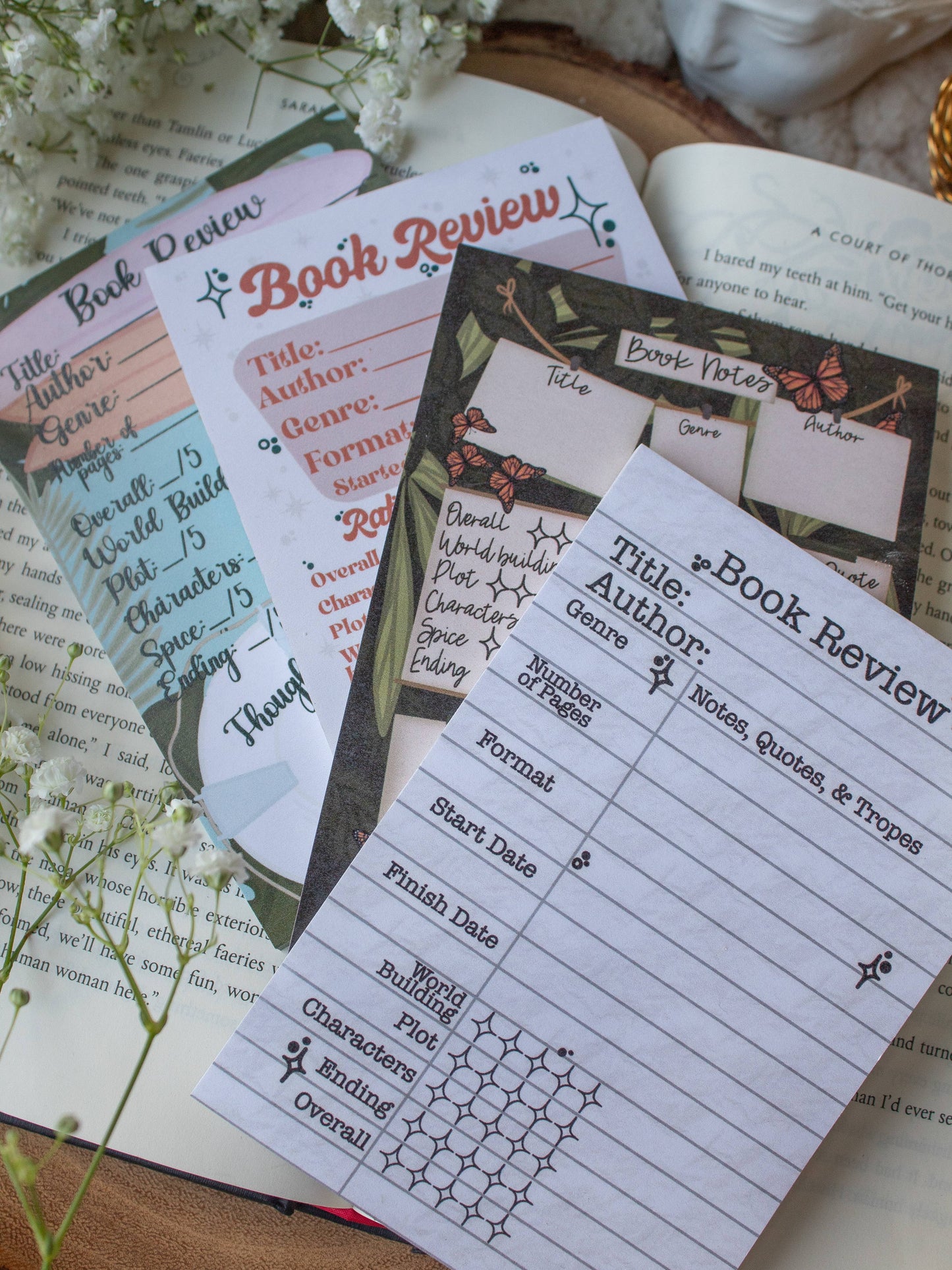 4x6 Book Review Post-it Notepad | Beach Reads