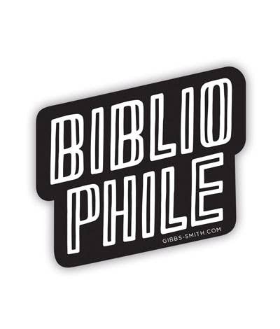 Bibliophile (stacked) Sticker