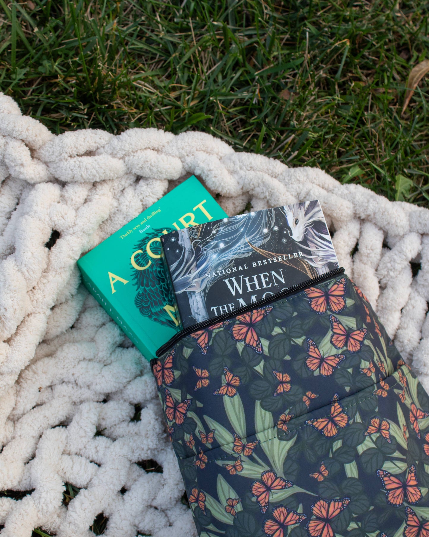 Book / Tablet Sleeve | Butterfly Garden