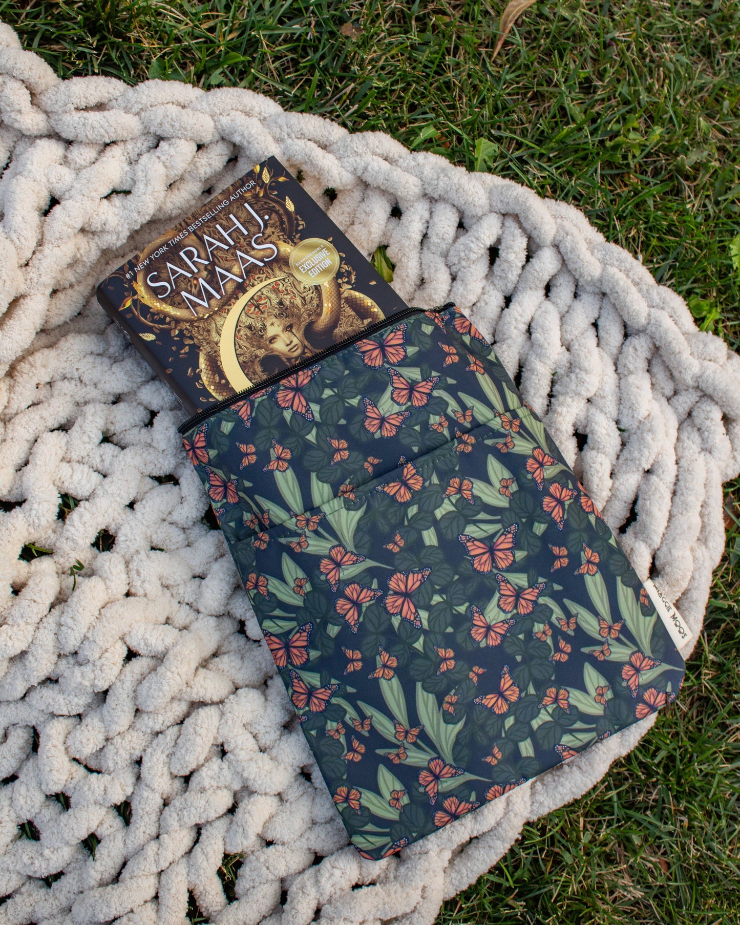 Book / Tablet Sleeve | Butterfly Garden