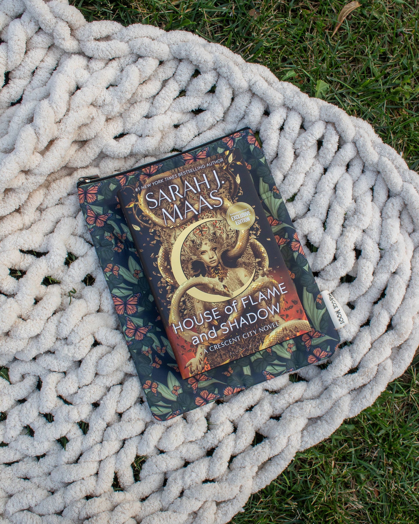 Book / Tablet Sleeve | Butterfly Garden