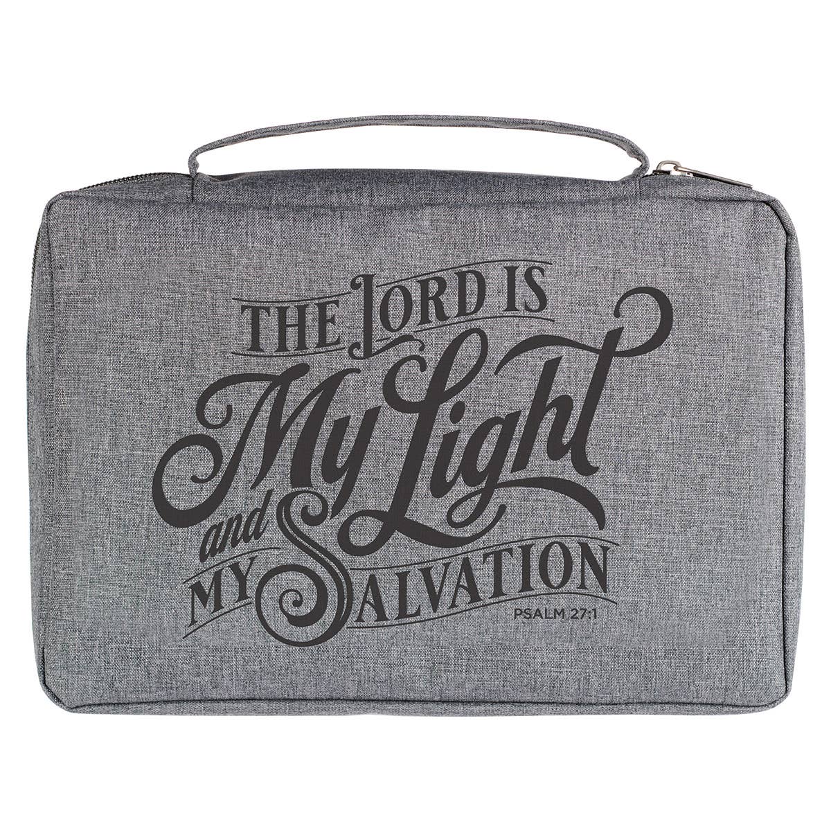 Bible Cover Value Gray The Lord is My Light Ps. 27:1