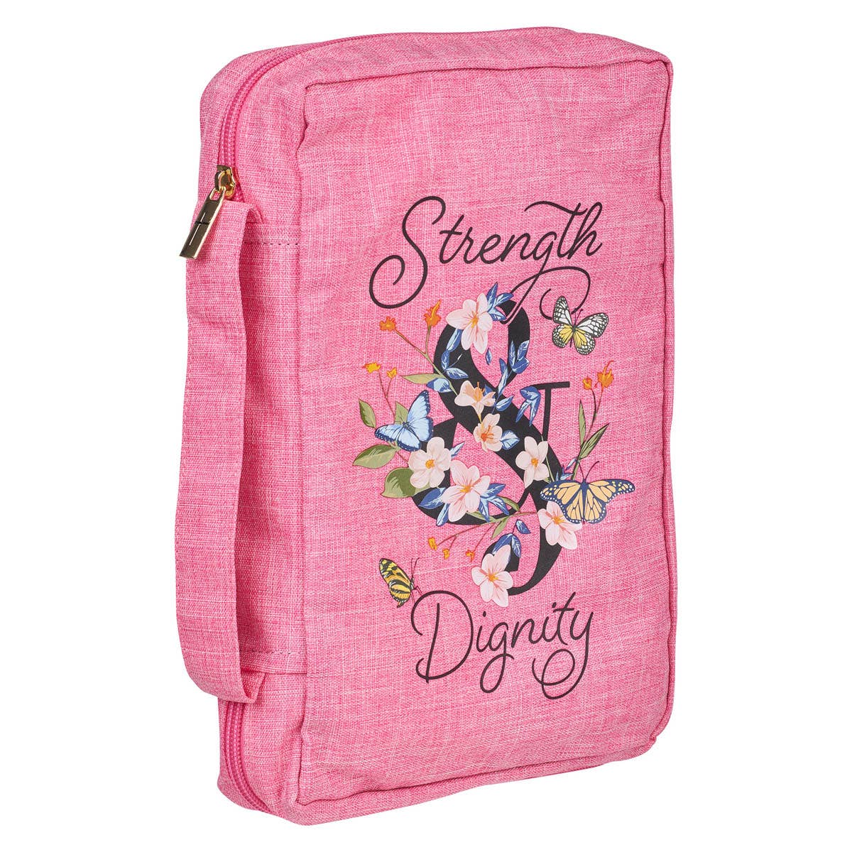 Bible Cover Value Pink Strength & Dignity