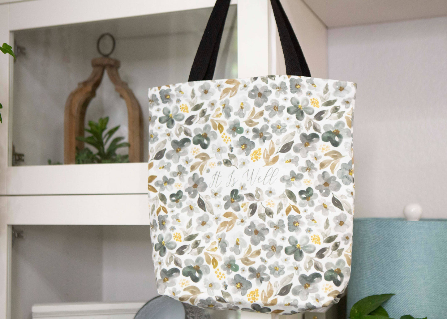 It Is Well Tote Bag for Bible | Bible Tote Bags