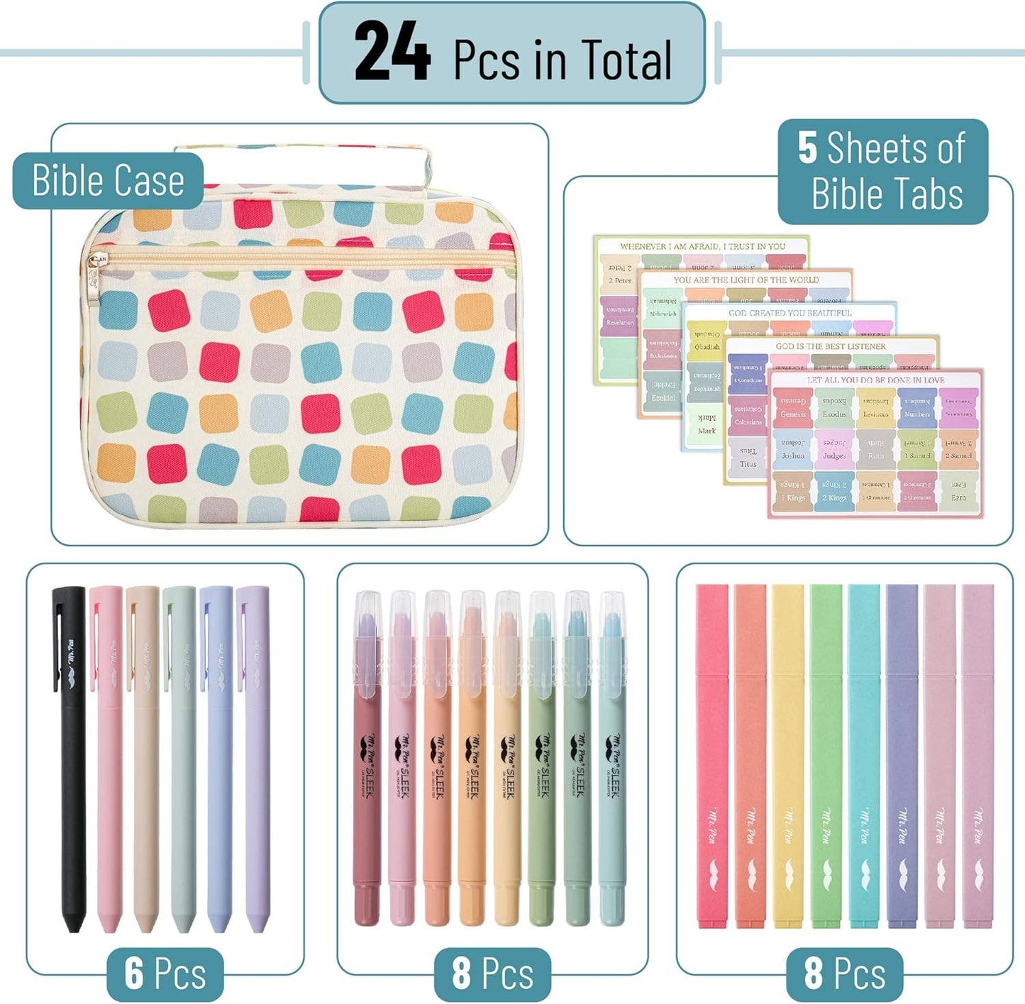 Mr. Pen Bible Journaling Kit and Case