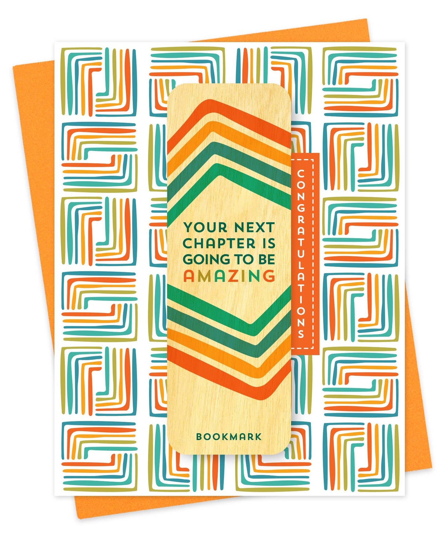 Congrats Chapter Bookmark Congratulations Card