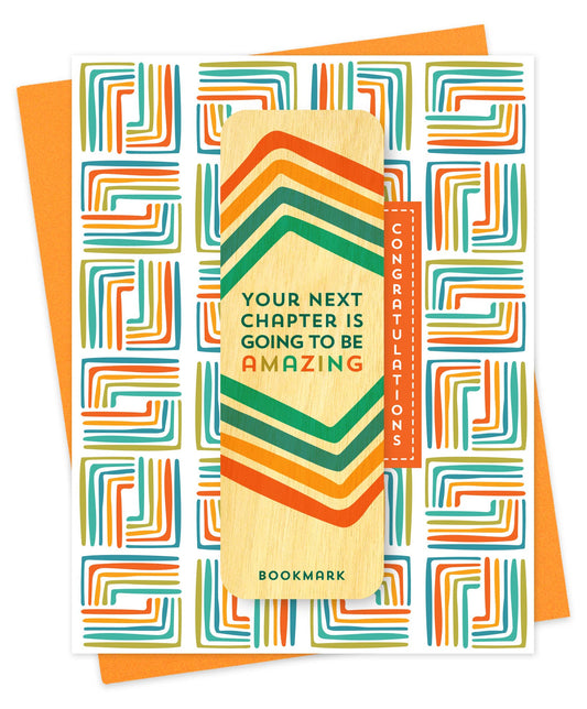 Congrats Chapter Bookmark Congratulations Card