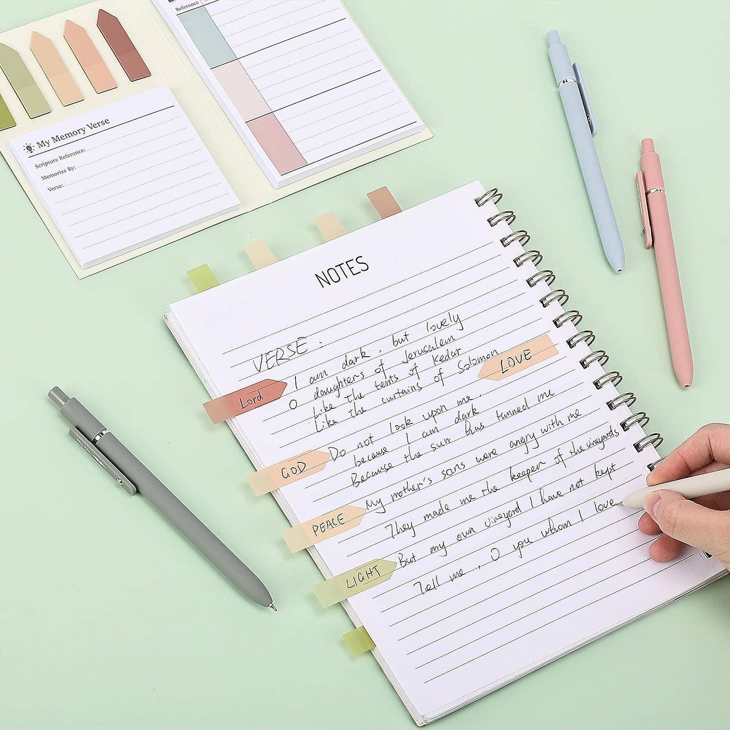 Mr. Pen Bible Study Sticky Notes - 225 Pack