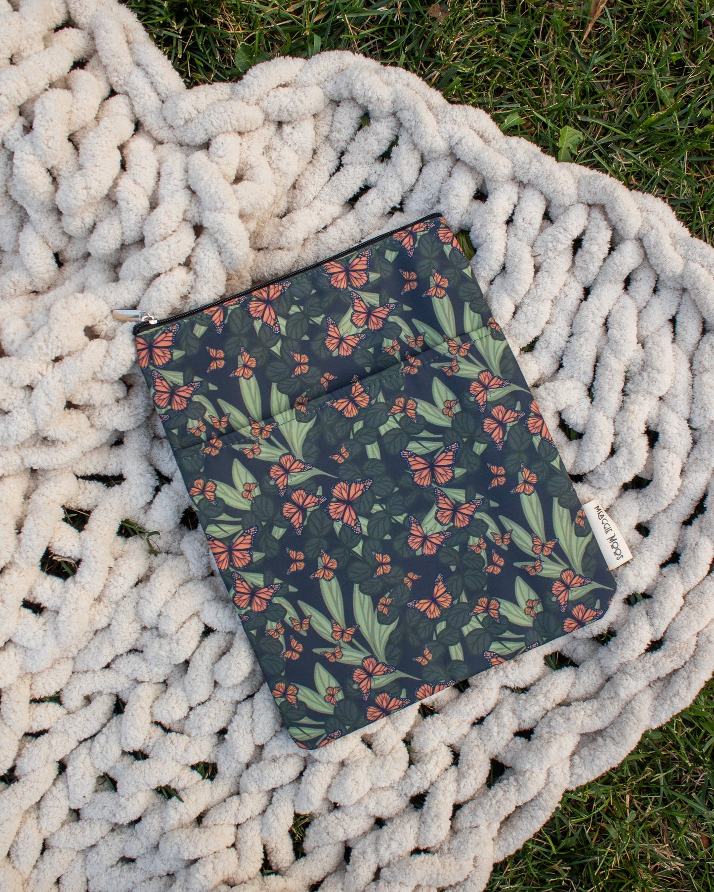 Book / Tablet Sleeve | Butterfly Garden