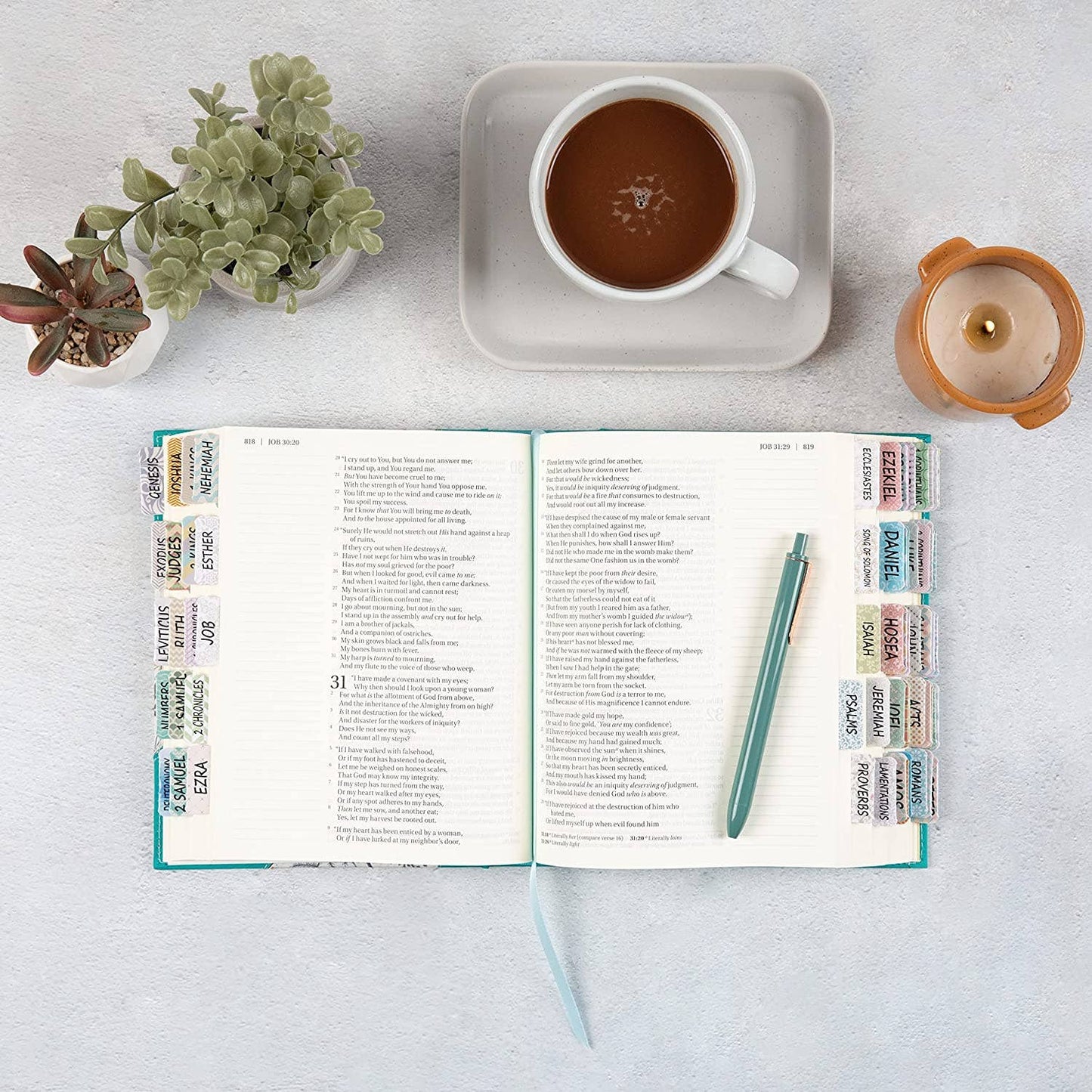 Mr. Pen Laminated Bible Tabs - 75 Count