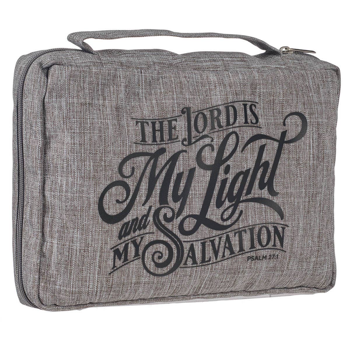 Bible Cover Value Gray The Lord is My Light Ps. 27:1