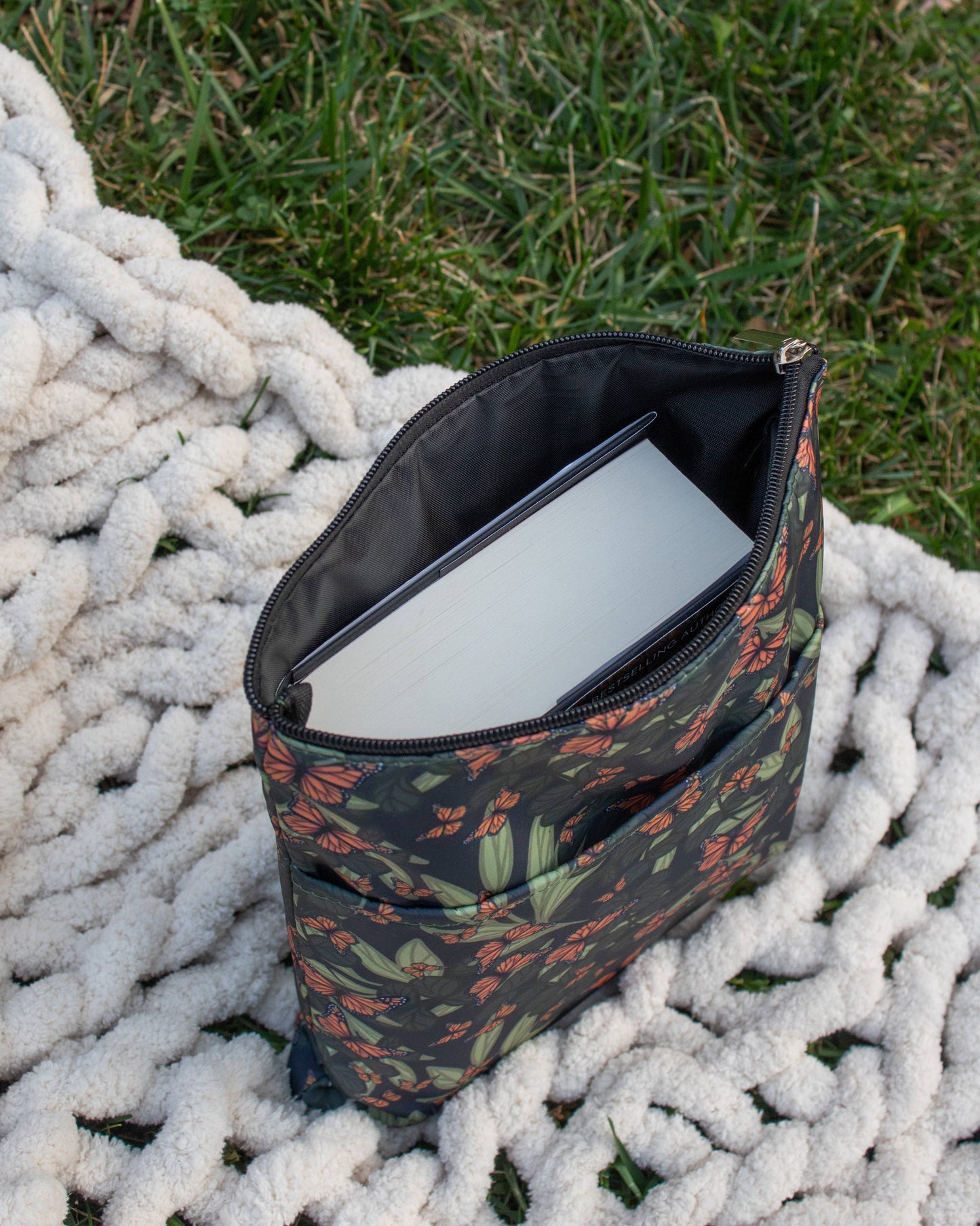 Book / Tablet Sleeve | Butterfly Garden