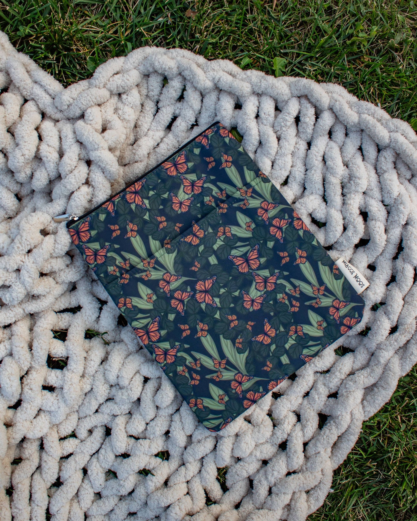 Book / Tablet Sleeve | Butterfly Garden
