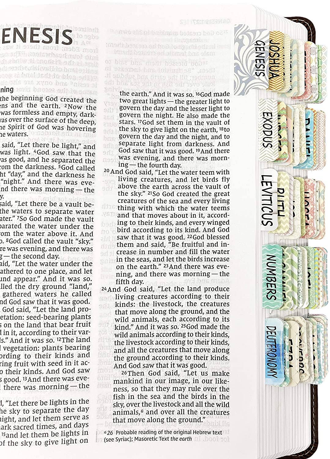 Mr. Pen Laminated Bible Tabs - 75 Count