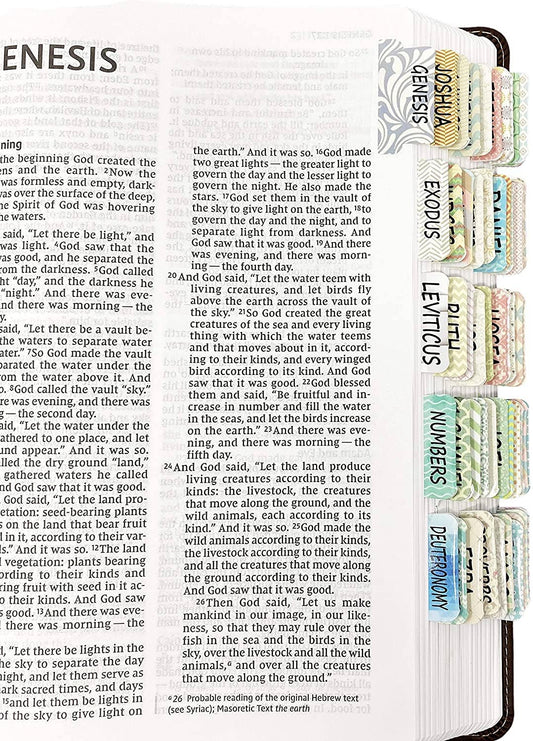 Mr. Pen Laminated Bible Tabs - 75 Count