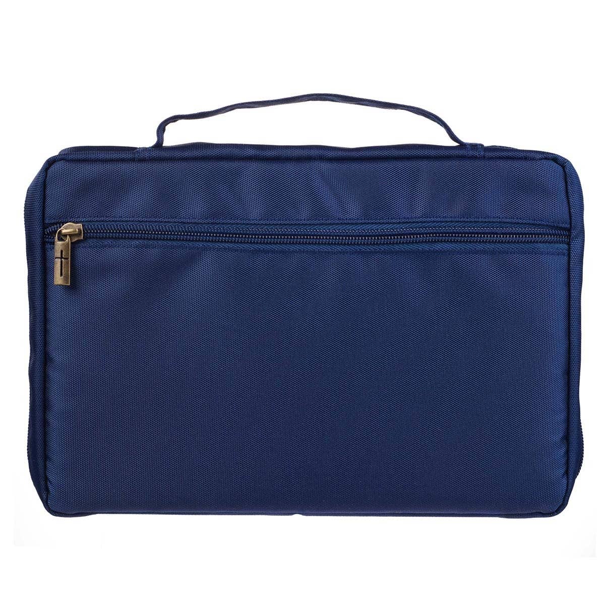 Bible Cover Value Navy/Floral Printed Everything Beautiful