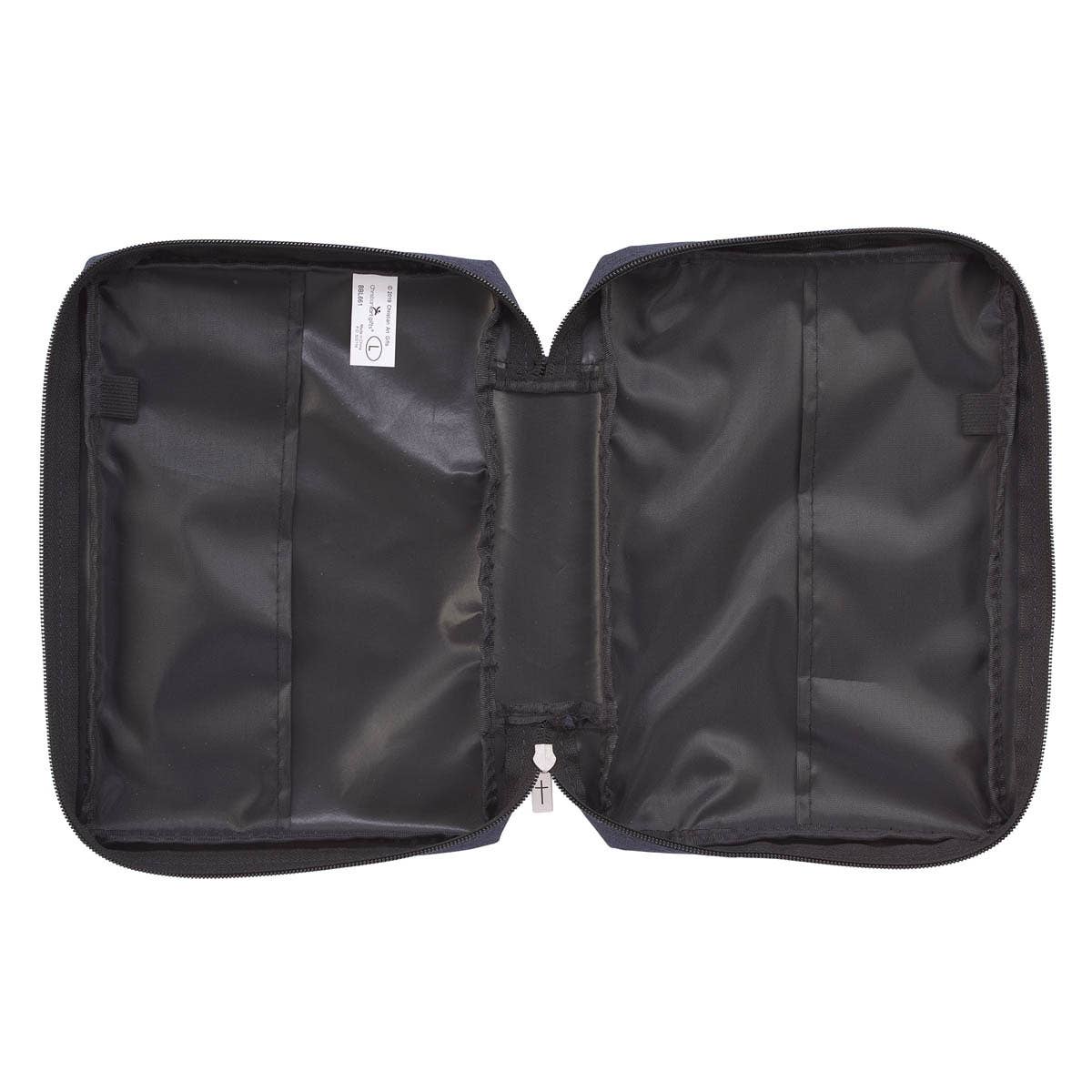 Bible Cover Value Blue Floral Printed Be Still Ps. 46:10