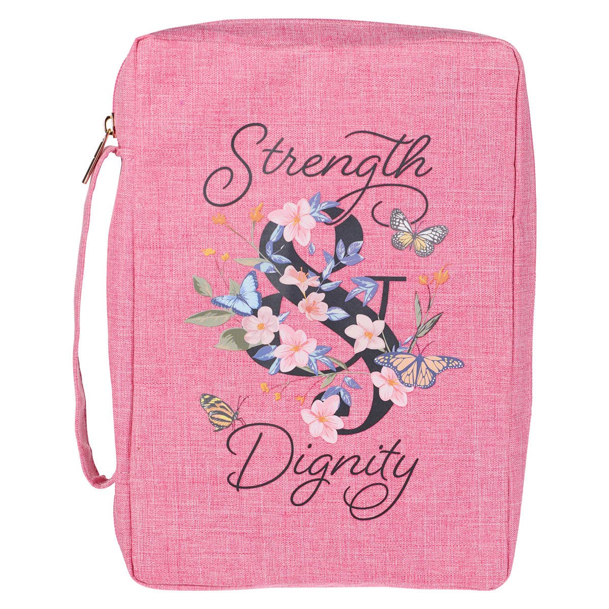 Bible Cover Value Pink Strength & Dignity